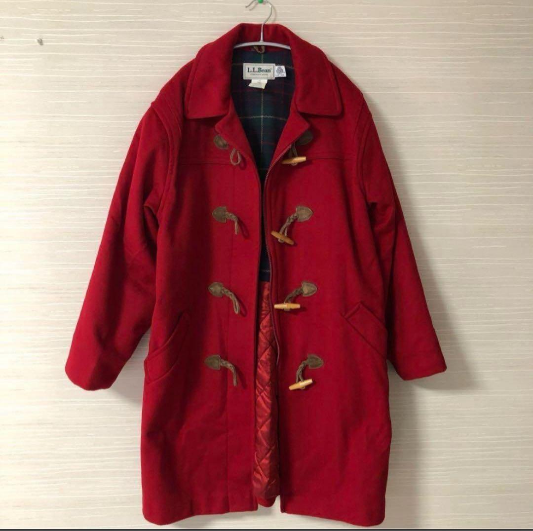 L.L.Bean ダッフルコート USA製 80-90s レッド