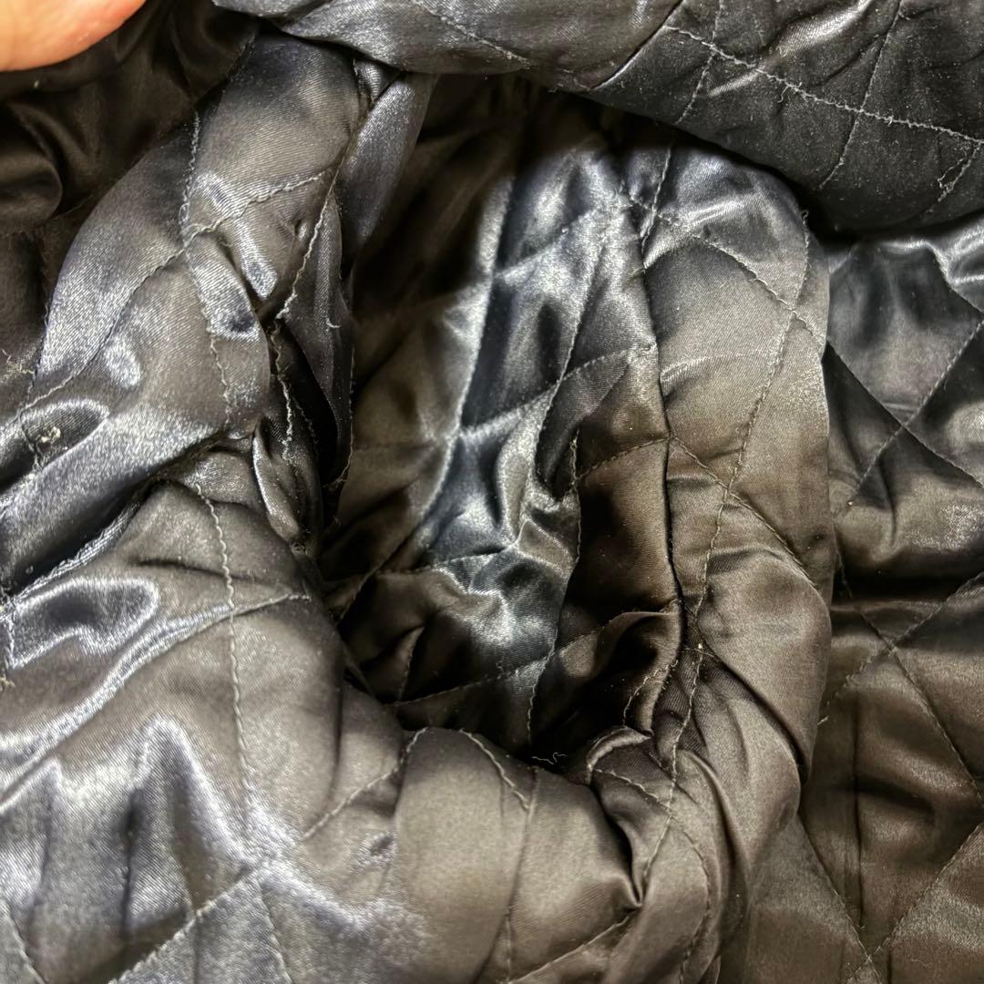 【CANTERBURY 】袖牛革スタジャン Lサイズ カンタベリー