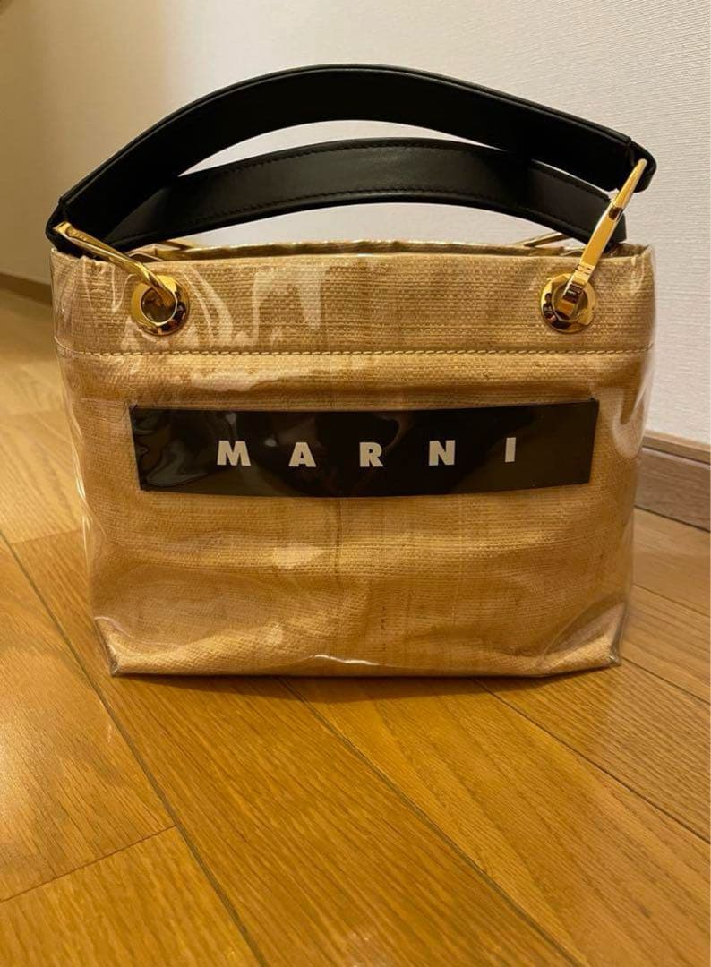 マルニ☆MARNI☆ハンドバッグ☆カゴバック☆クリア☆トート☆美品