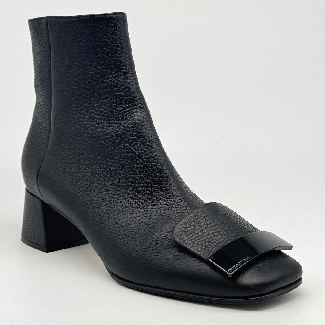 Sergio Rossi SR1 ショートブーツ ブーティ 黒 37.5