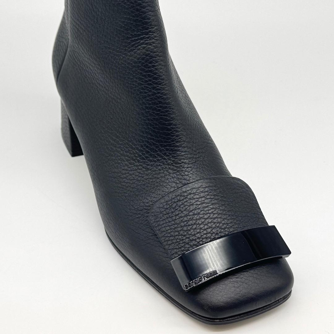 Sergio Rossi SR1 ショートブーツ ブーティ 黒 37.5