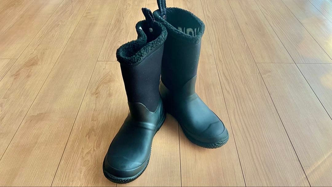※ Haruchanmarch 美品【HUNTER】ファー付きスノーブーツ