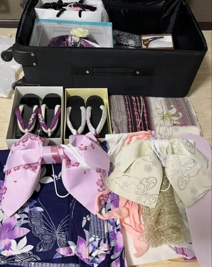 浴衣・帯・帯締めセット 大セール値下げ中