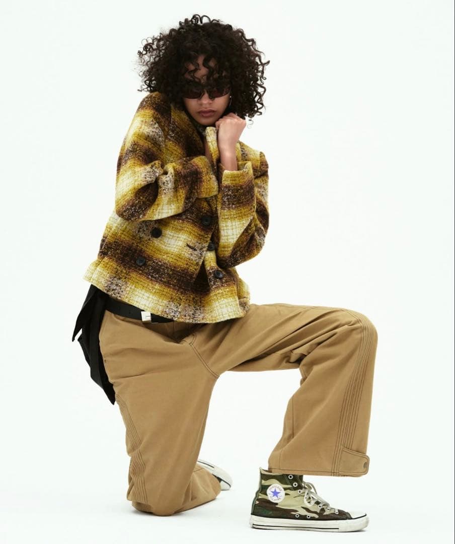 パンツ BEEDEN STITCH DESIGN LOOSE PANTS