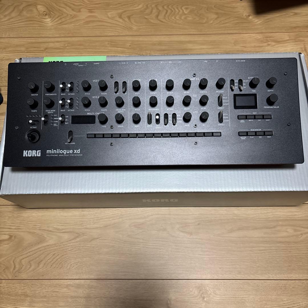 【美品】KORG minilogue xd ポリフォニックアナログシンセサイザー