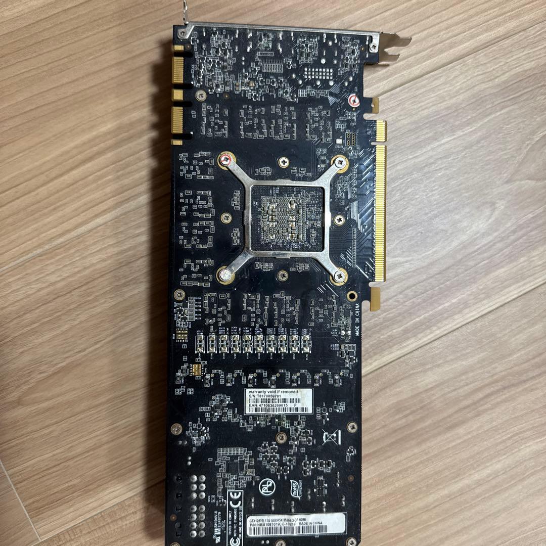 【最終値下げ】ジャンク　NVIDIA GTX 1080 Ti グラフィックボード