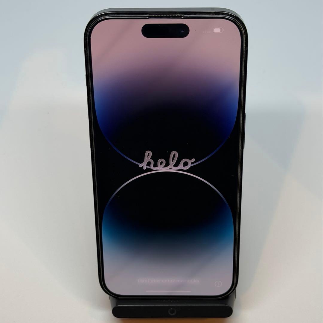 iPhone14Pro 256GB 黒 純正ケース・ガラスフィルム3枚付