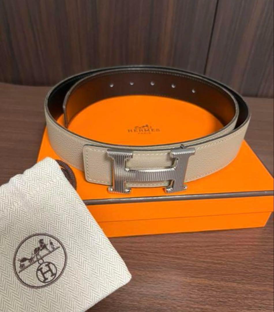 エルメス コンスタンス　Hベルト 32mm 85 希少カラー