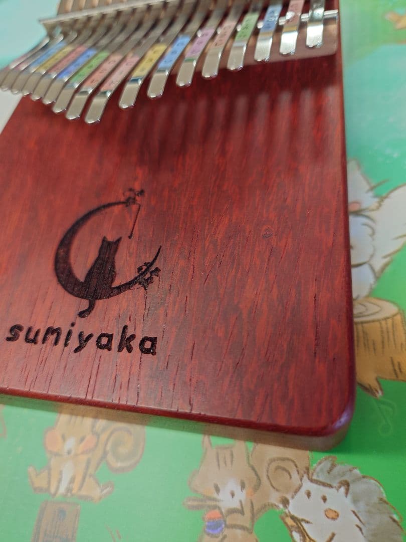 さんちゃん☆カリンバ　赤月猫　スミヤカ