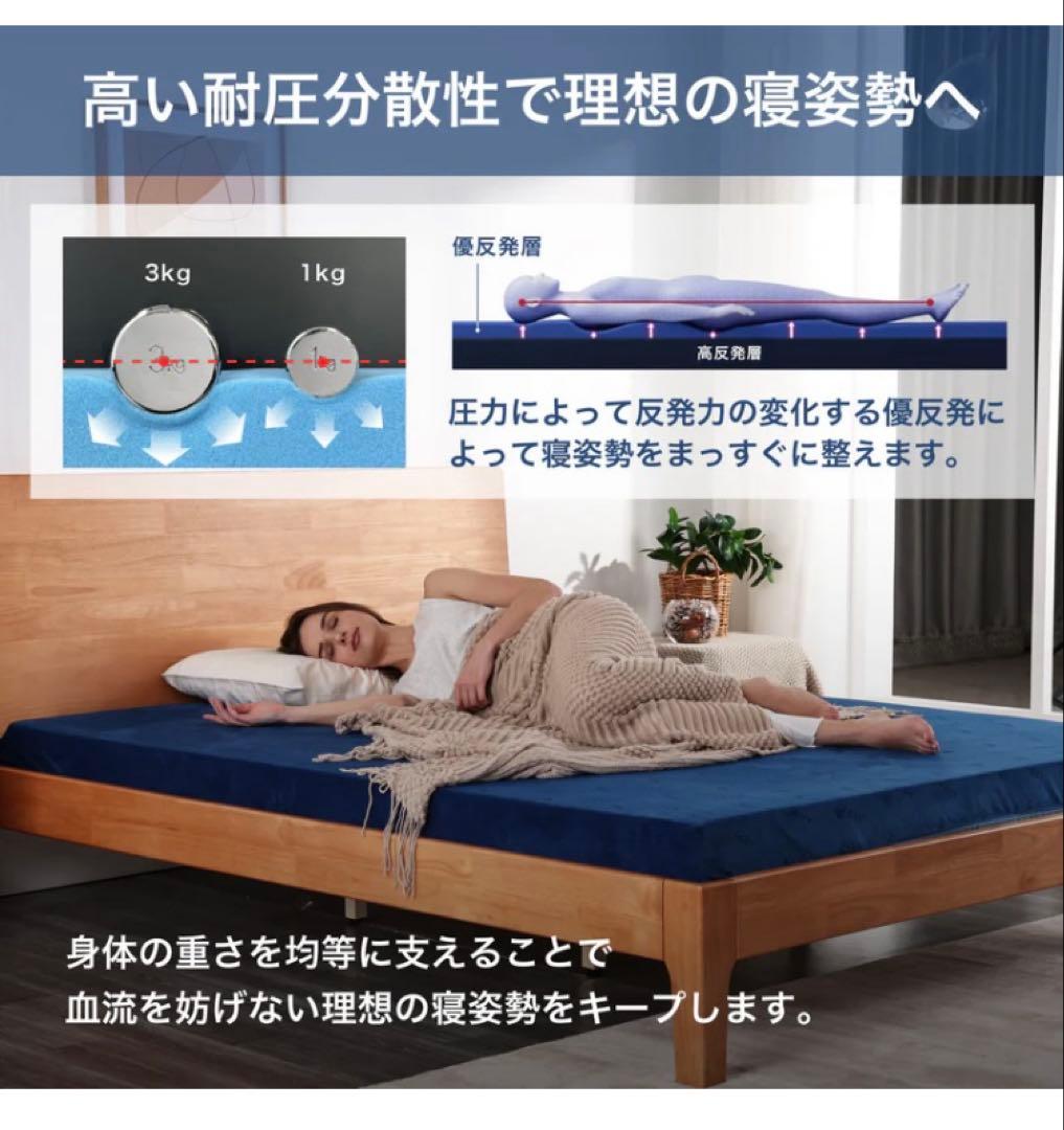 エムリリー　シングル　マットレス 8cm