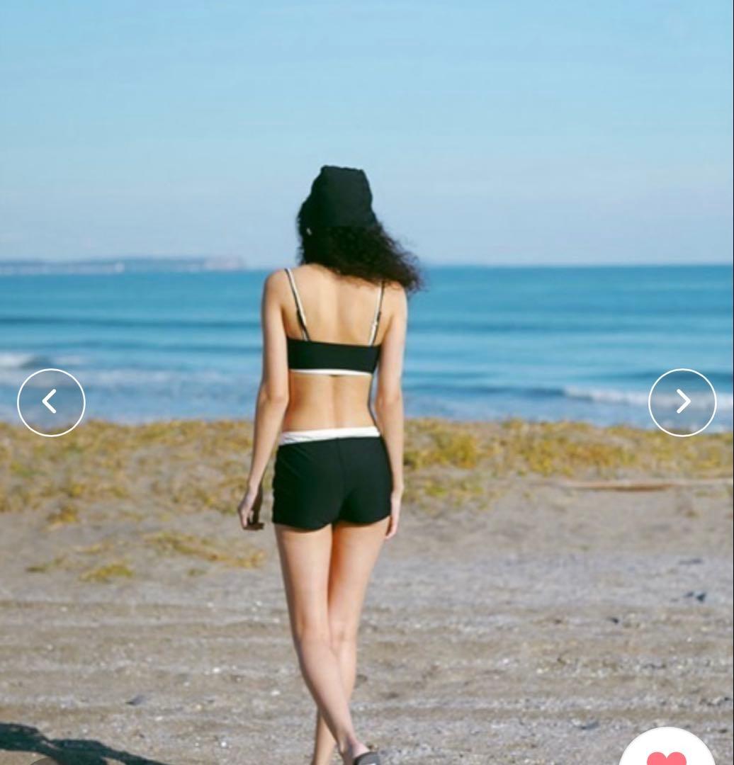 新品 ETRE TOKYO トリコットバイカラースイムウェア