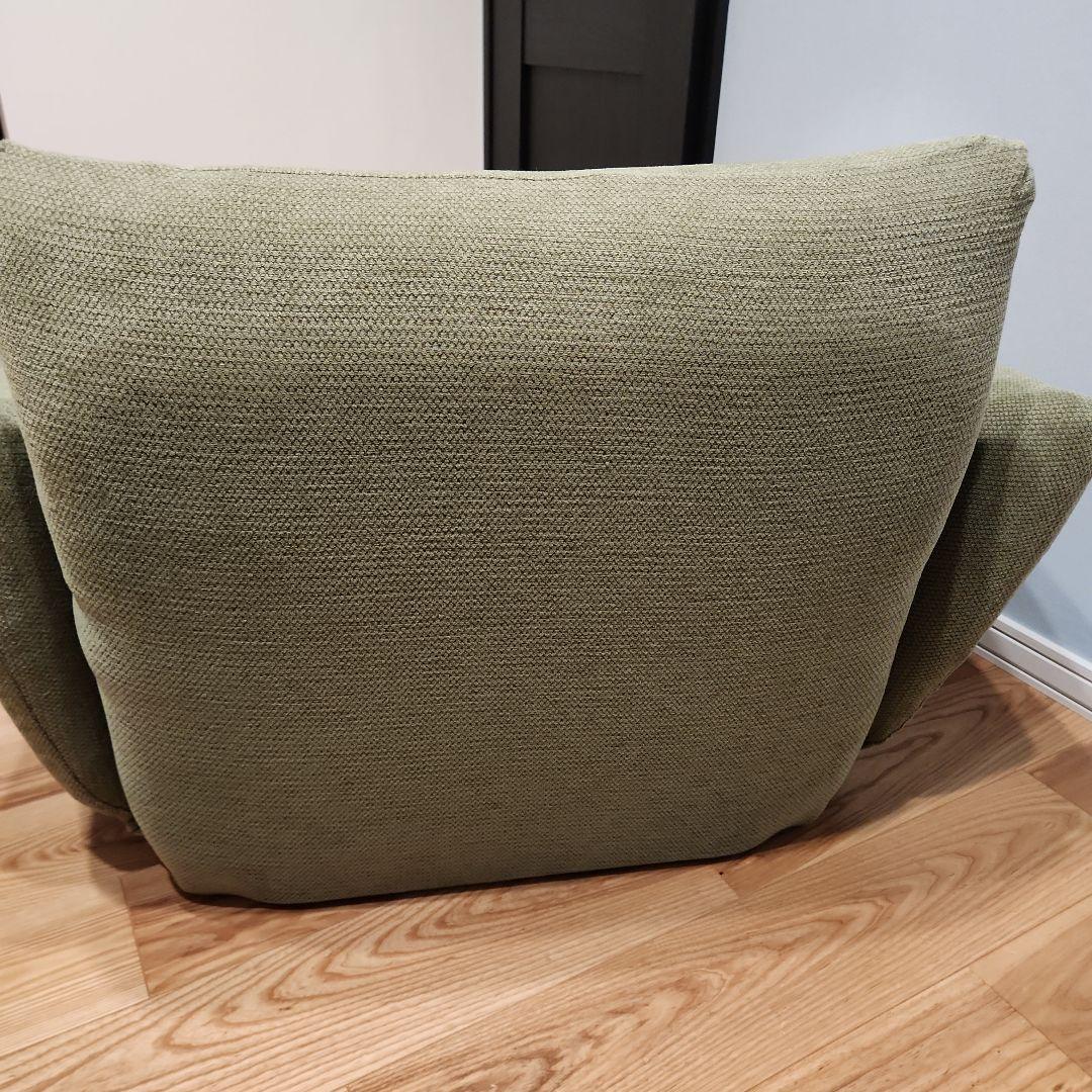 ぱん無印良品　リクライニングフロアソファ