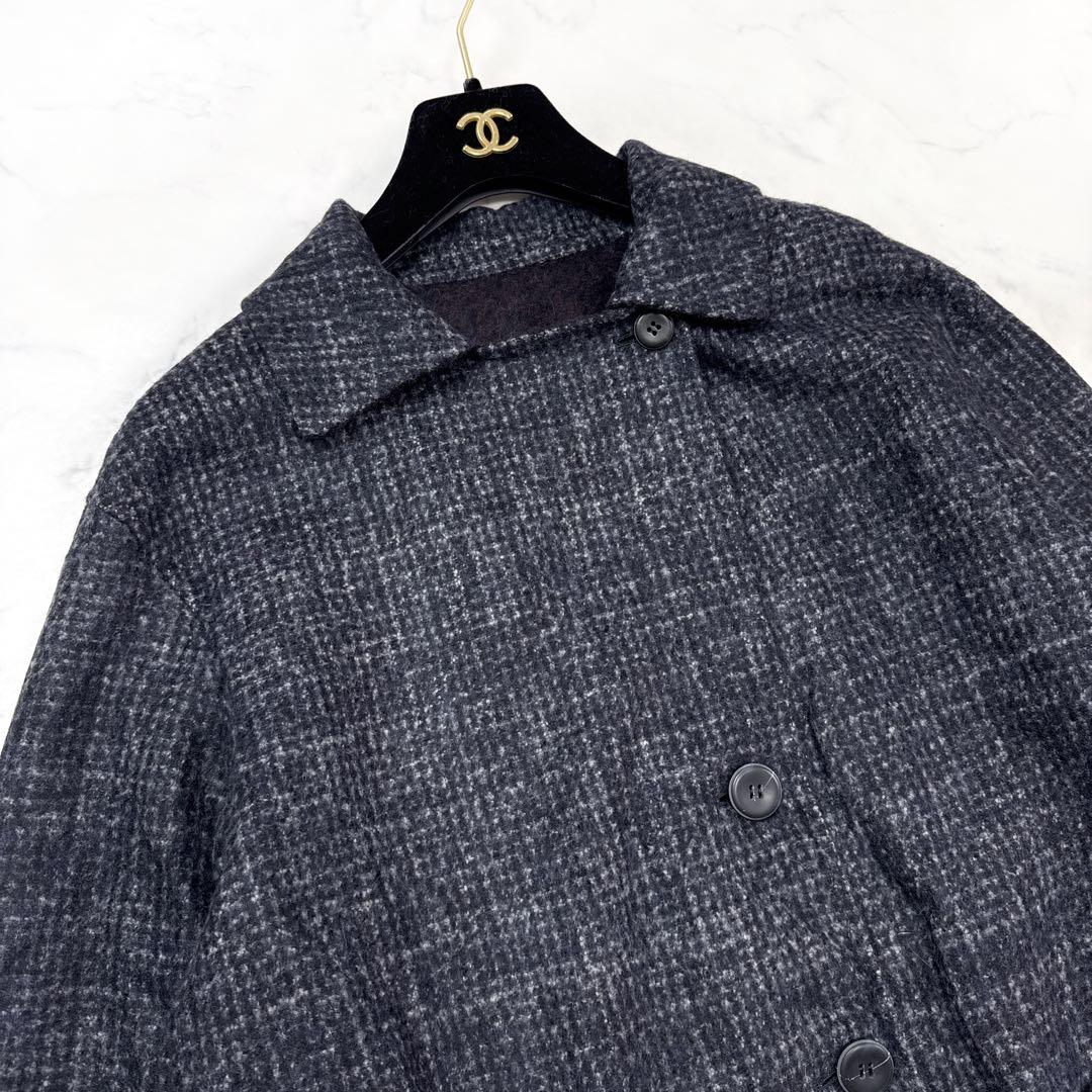 近年 Leilian レリアン ステファノーニ リバーシブル コート 9号