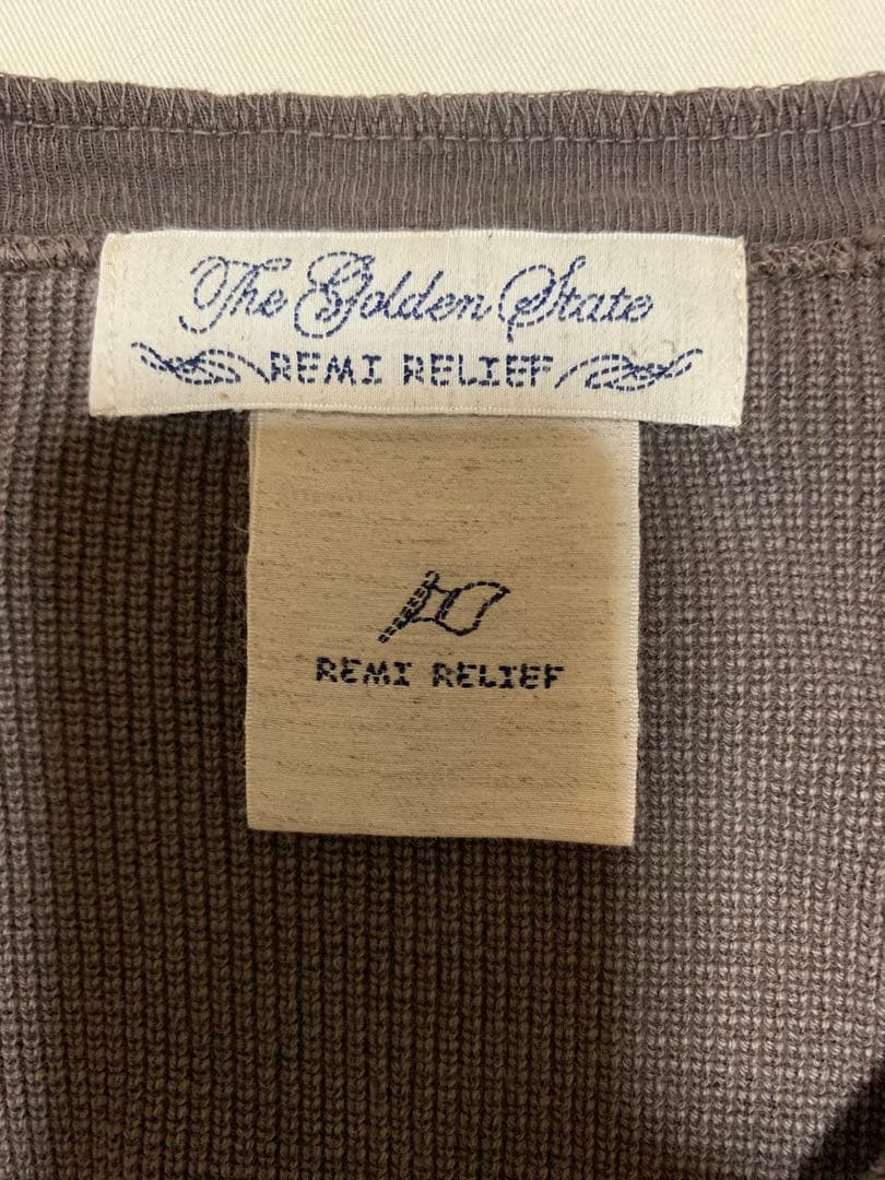 [ちぷお] REMI RELIEF HENLY ロングスリーブ Tシャツ