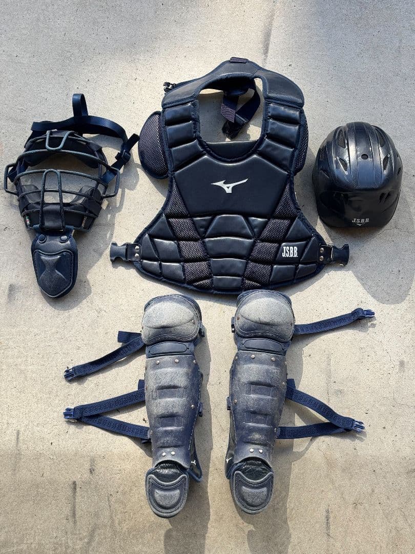 Mizuno 少年軟式用 キャッチャー防具セット ミズノ