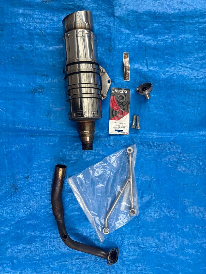 アドレス110 CE47 社外マフラー　アサクラ