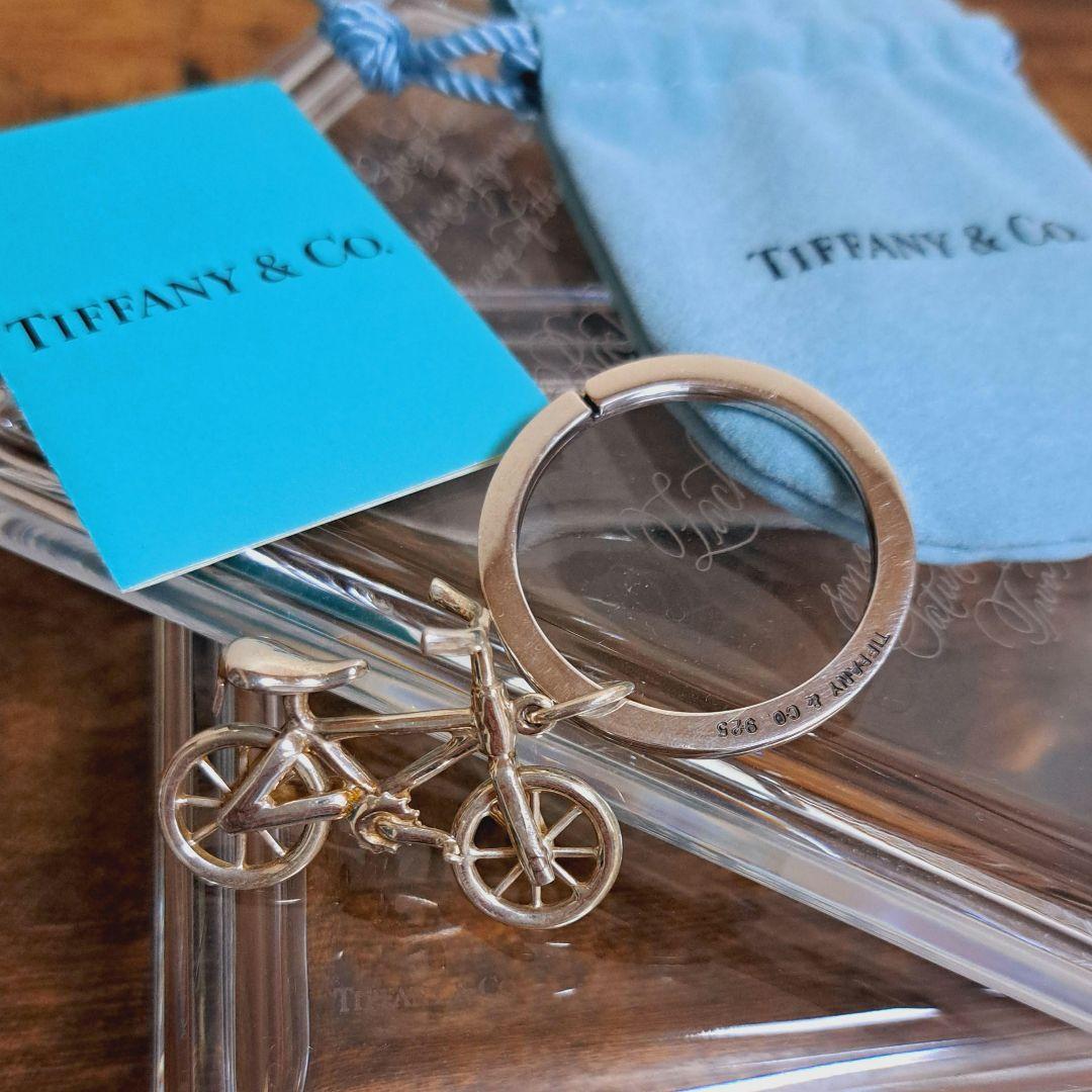 ティファニー 自転車型 キーホルダー キーリング レア