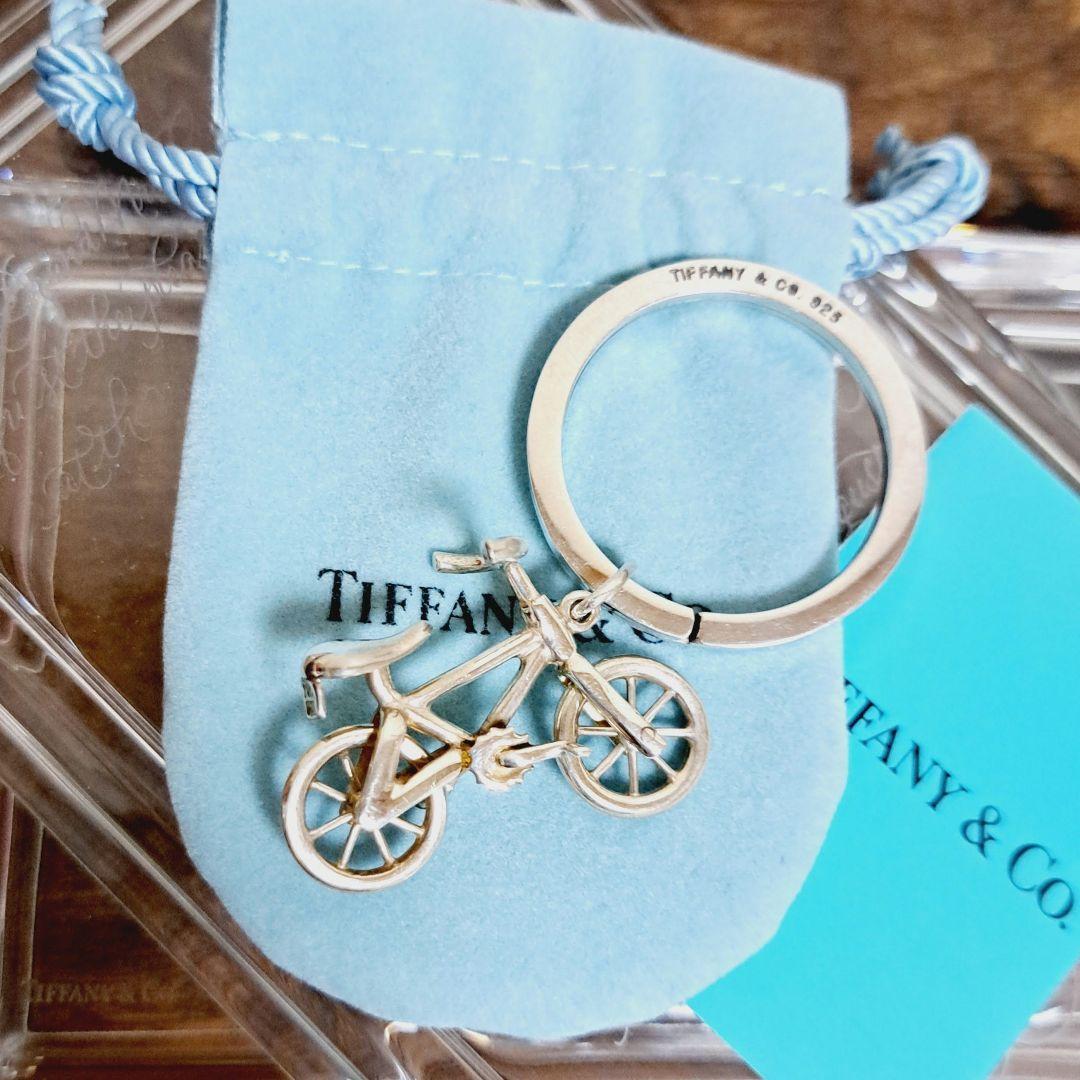 ティファニー 自転車型 キーホルダー キーリング レア