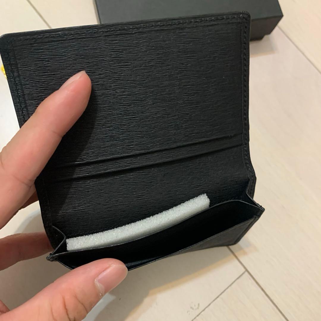 極美品　porter ポーター　名刺入れ　パスケース　黒　革