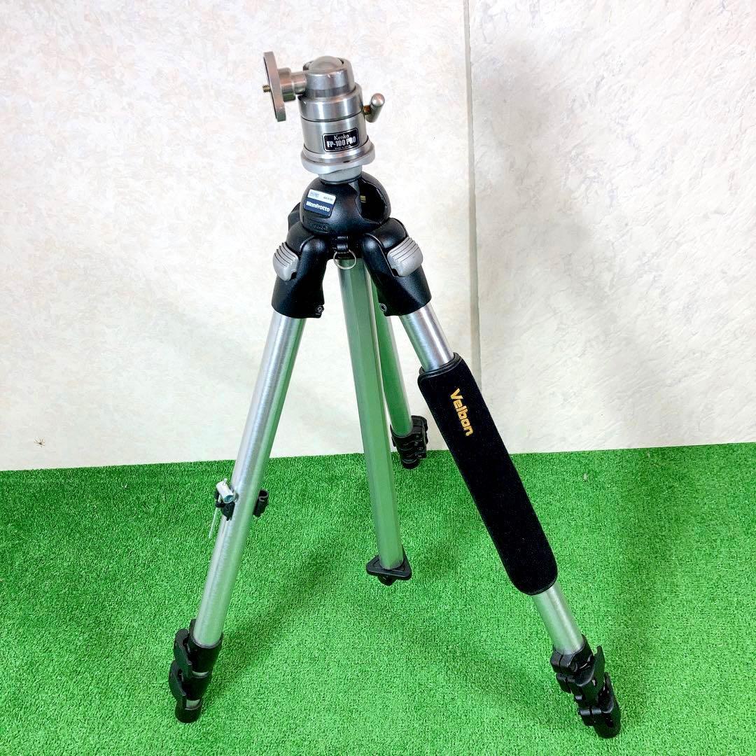 美品！Manfrotto マンフロット 三脚 055PRO ケンコー雲台付き