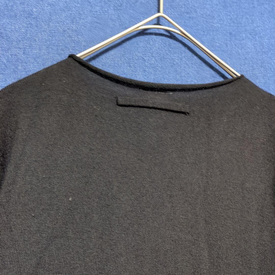 ジャンポールゴルチエ FEMME ブラック ニットワンピース ウール フリンジ