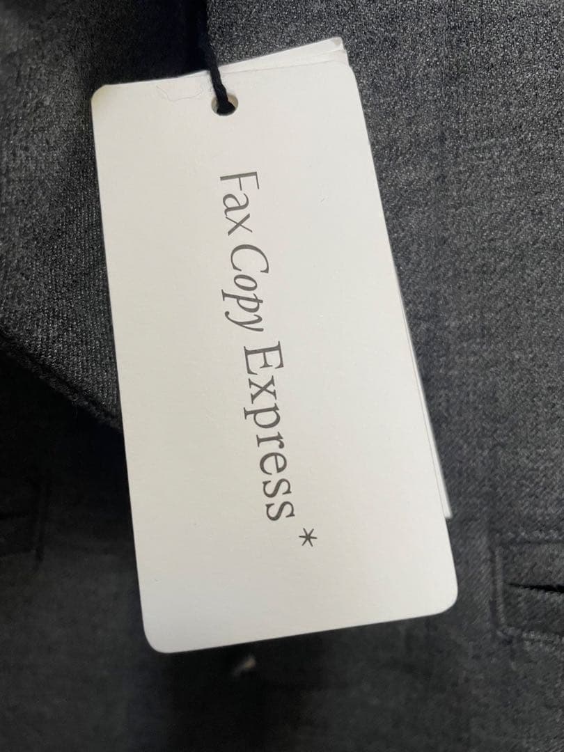 Fax Copy Express グレー ワイドパンツ M