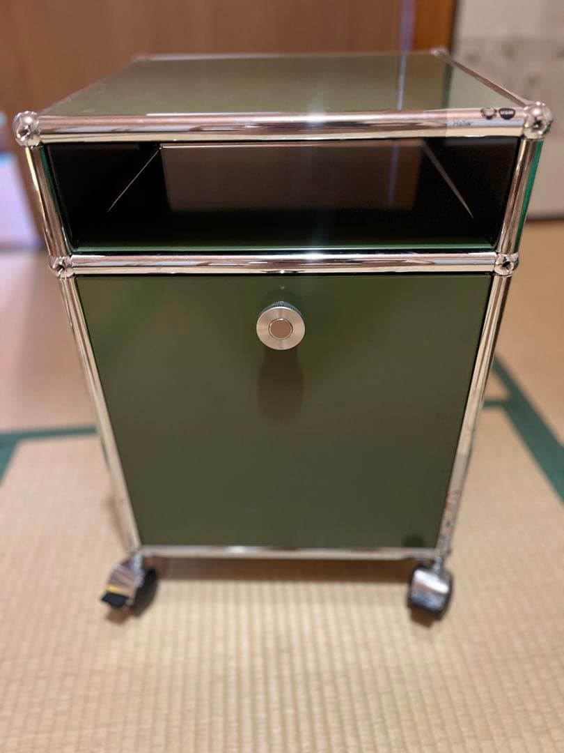 USMハラー サイドボード ドロップダウンドア　オリーブグリーン