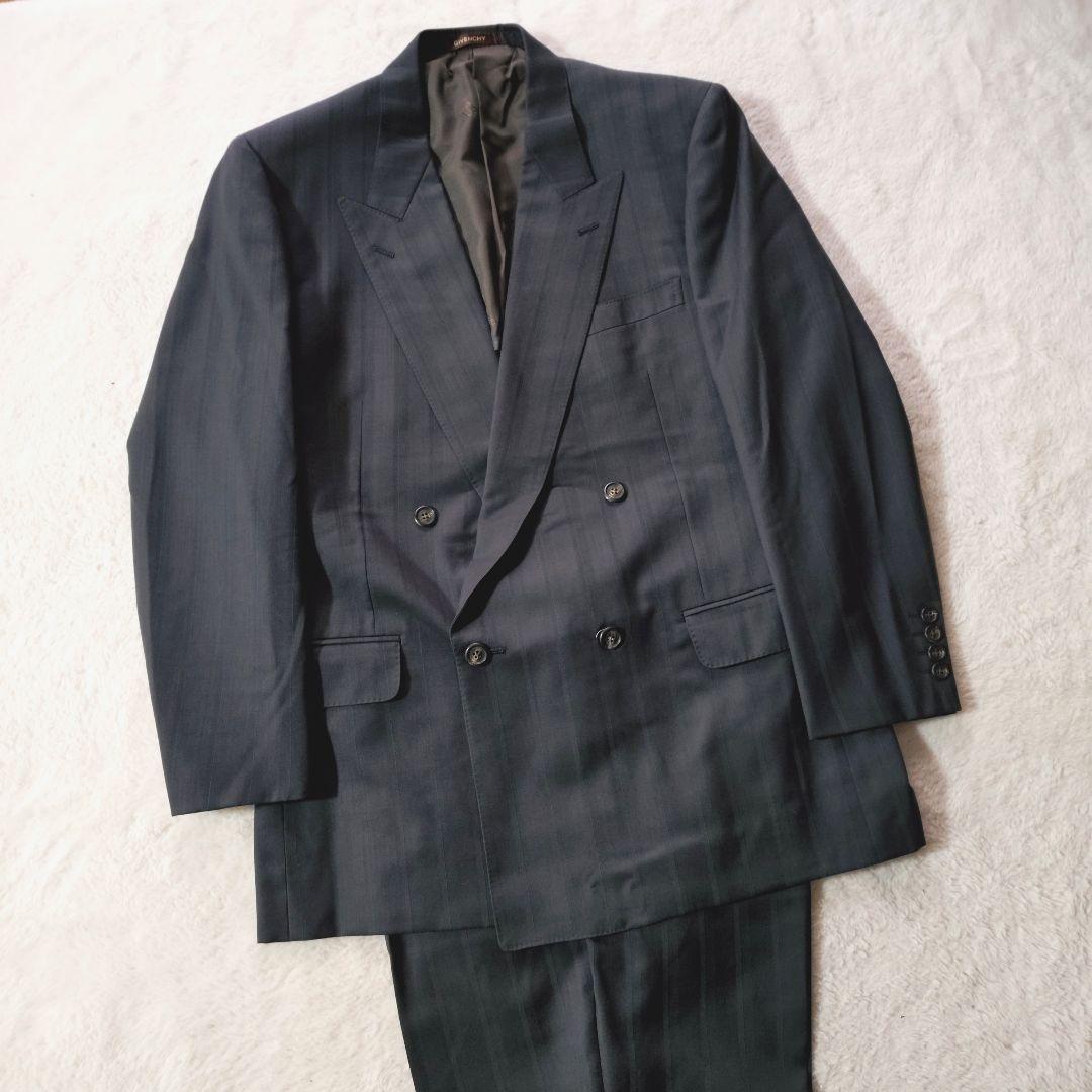 90s y2k GIVENCHY スーツ セットアップ ダブル ストライプ