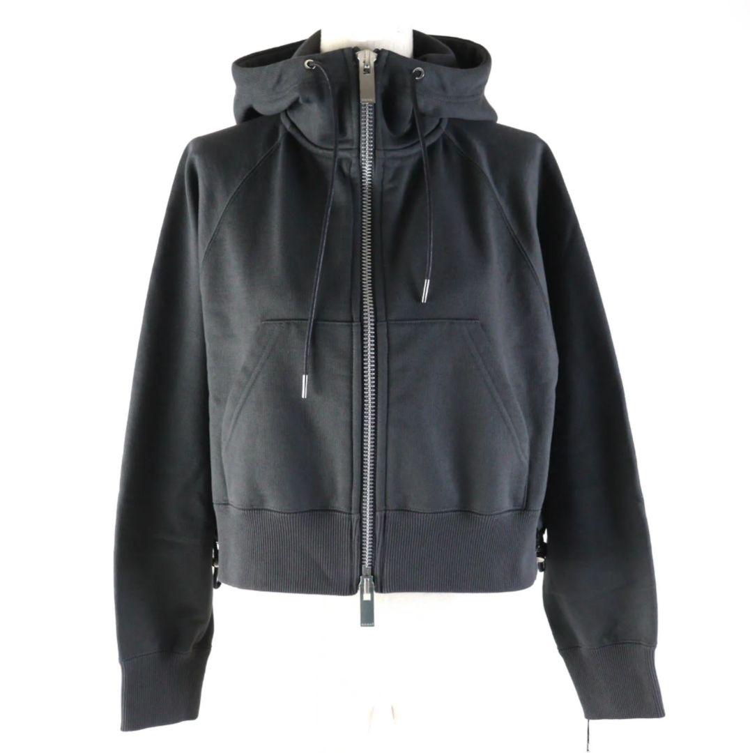 サカイ S Sweat Jersey Hoodie ジップパーカー クロップド