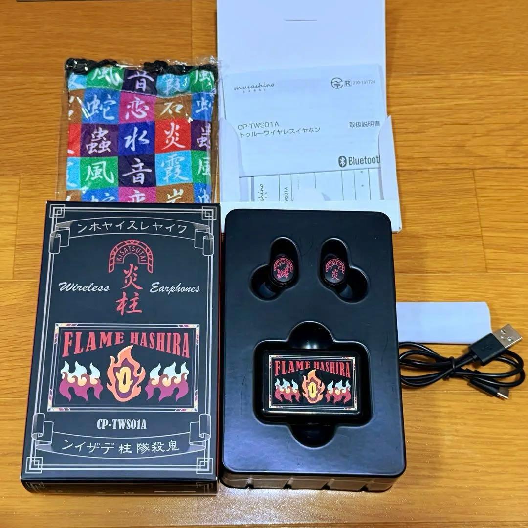 鬼滅の刃　オンキョー　ONKYO 煉獄杏寿郎 柱デザイン ワイヤレスイヤホン