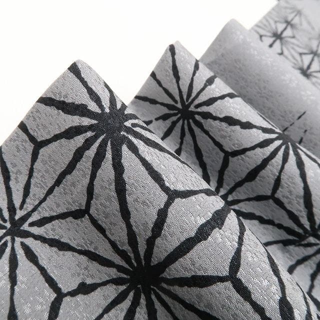 新品 麻の葉 着物 正絹“和に触れて高鳴るこころ”仕付け糸付 長襦袢 5381