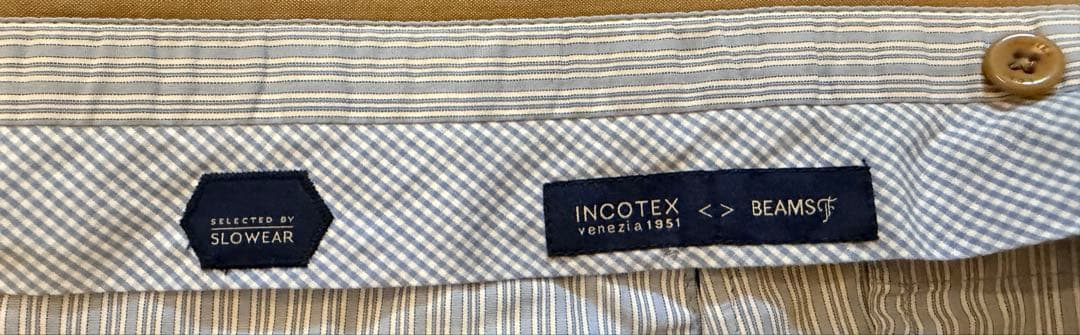 定価4.2万 Beamsf別注 INCOTEX トロピカルウール スラックス