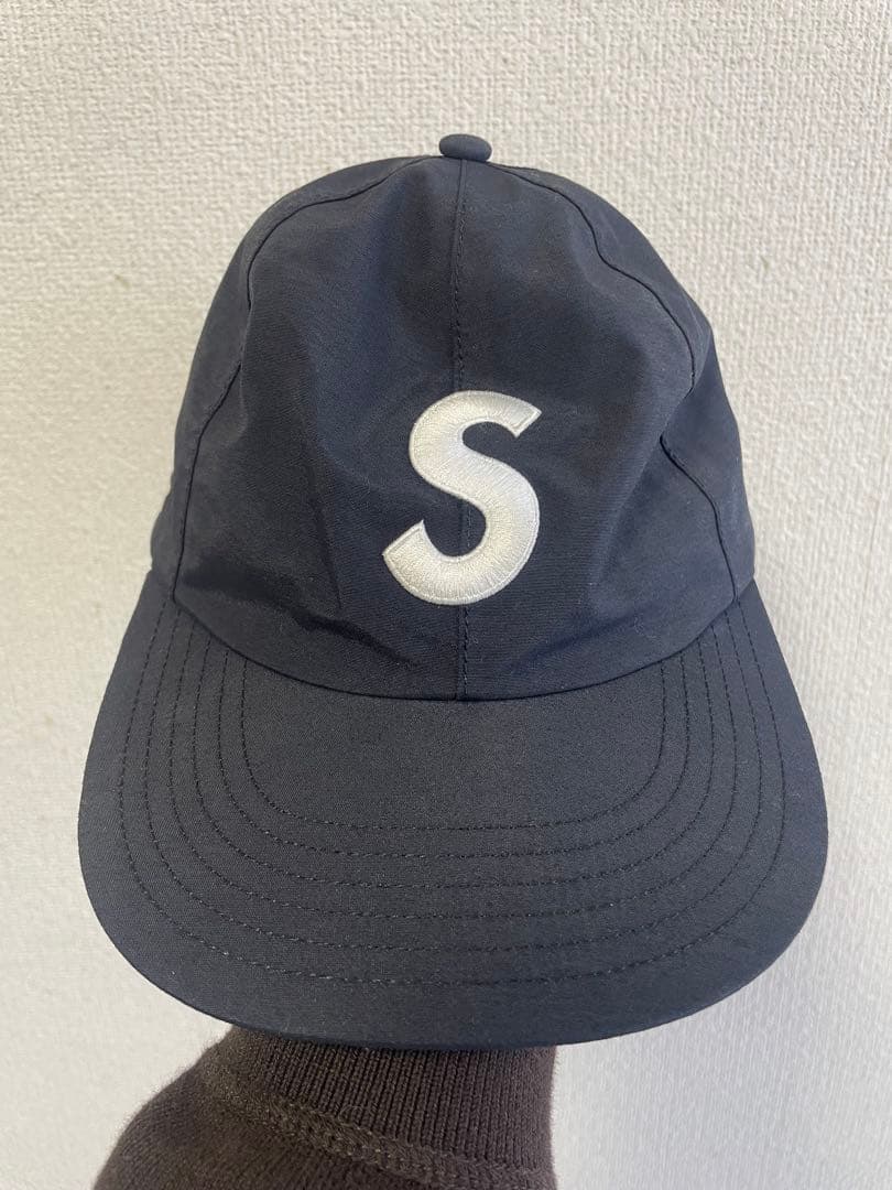supreme キャップ　ネイビー
