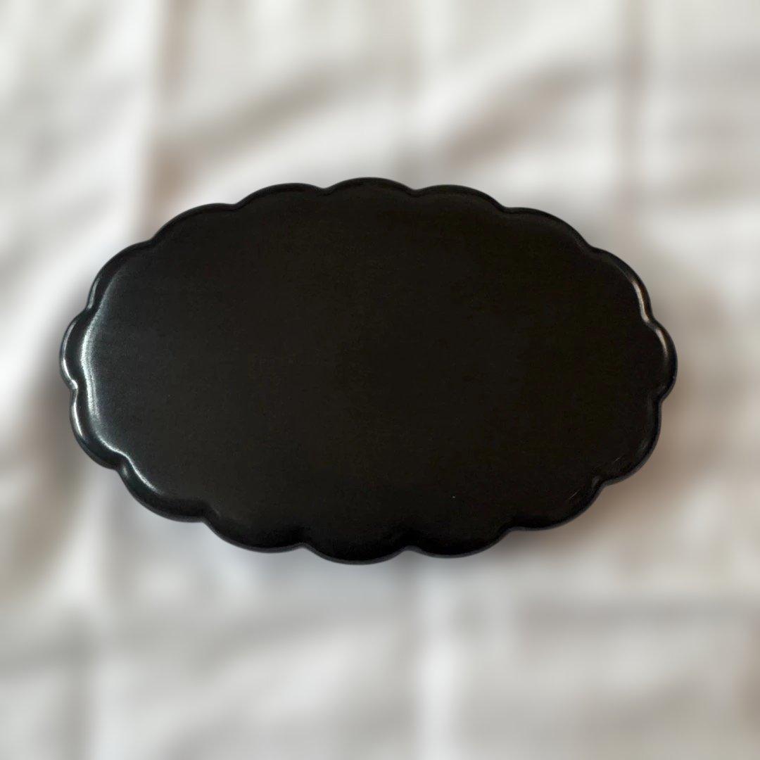 6-3/4インチカクテルパース　青黒檀　エボニー　ナンタケットバスケット