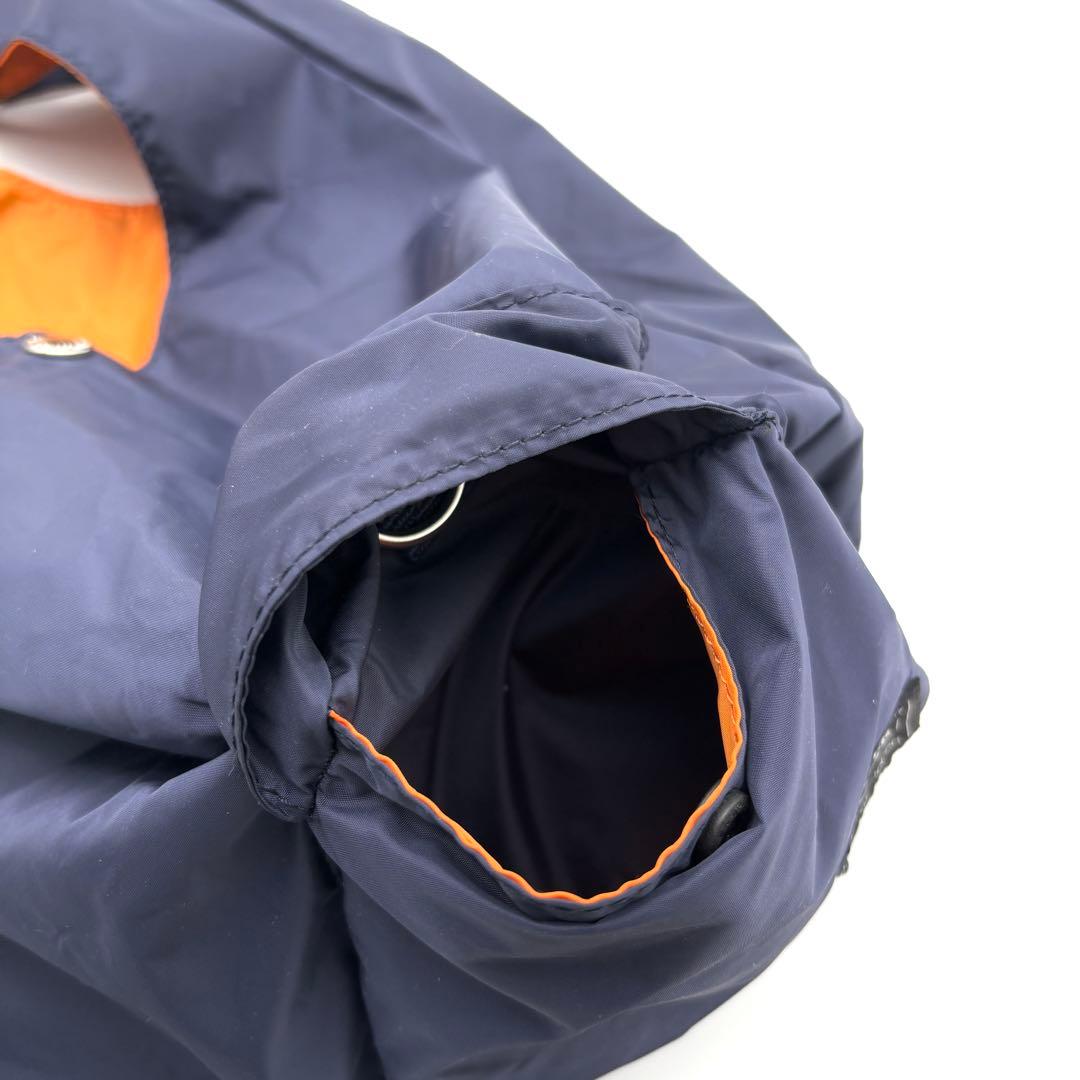 未使用に近い・完売品 ポーター グロサリー エコバッグ ロゴ メンズ ネイビー