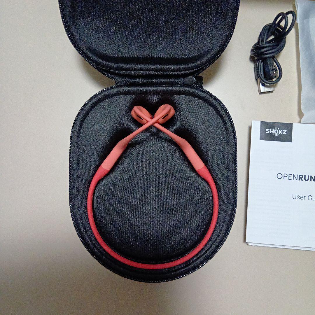 SHOKZ OPENRUN PRO 骨伝導イヤホン ピンク
