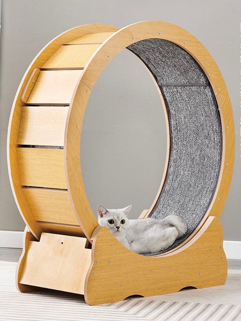 キャットホイール 猫用ルームランナー 回し車 猫ホイール 室内運動用