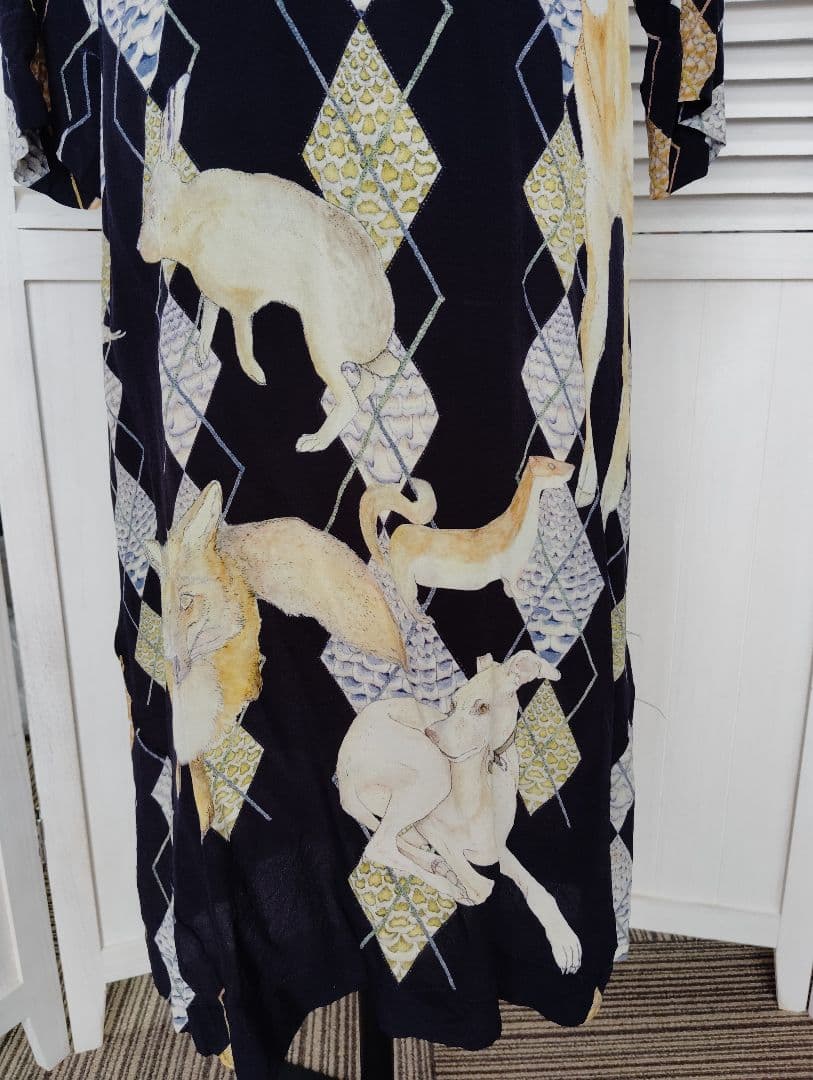 SWASH LONDON 　スウォシュロンドン　七分袖ワンピース