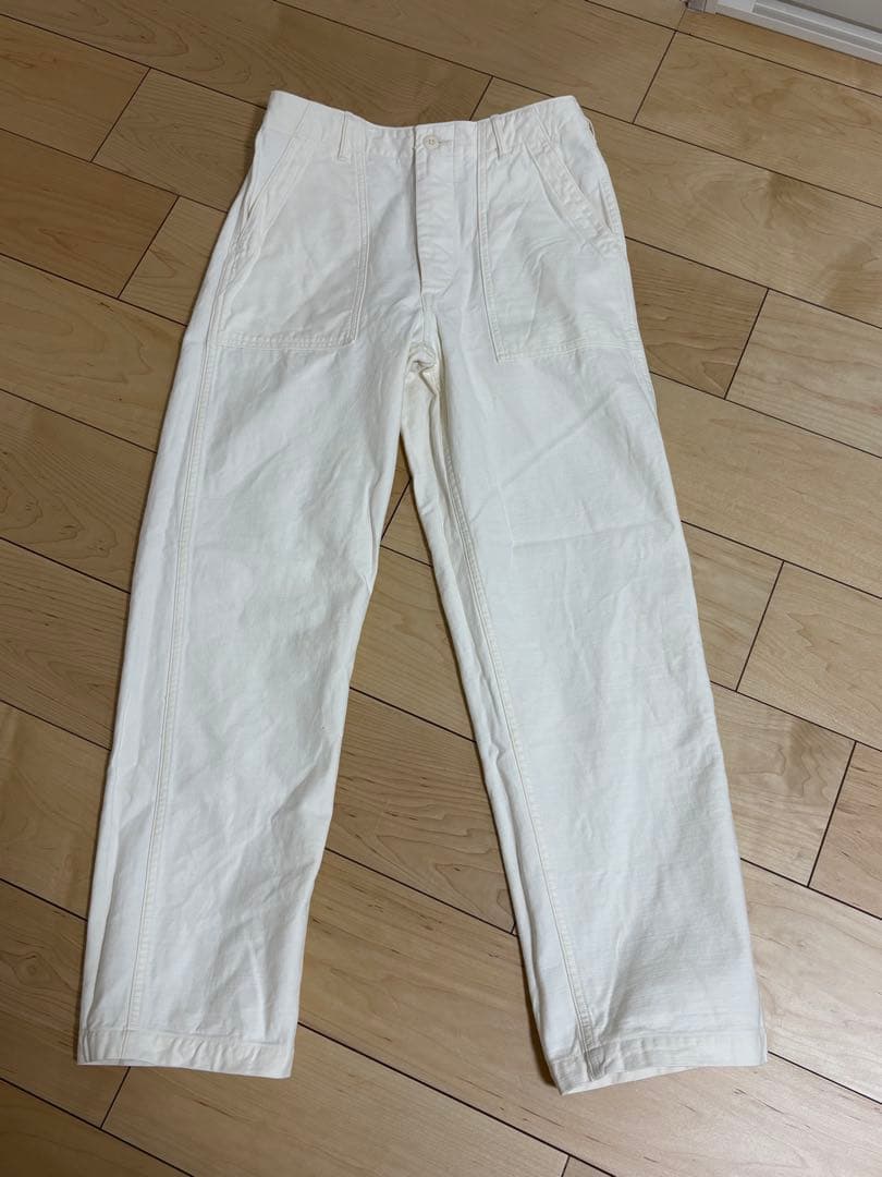ちゃびさん専用。orSlow ホワイトワークパンツ M