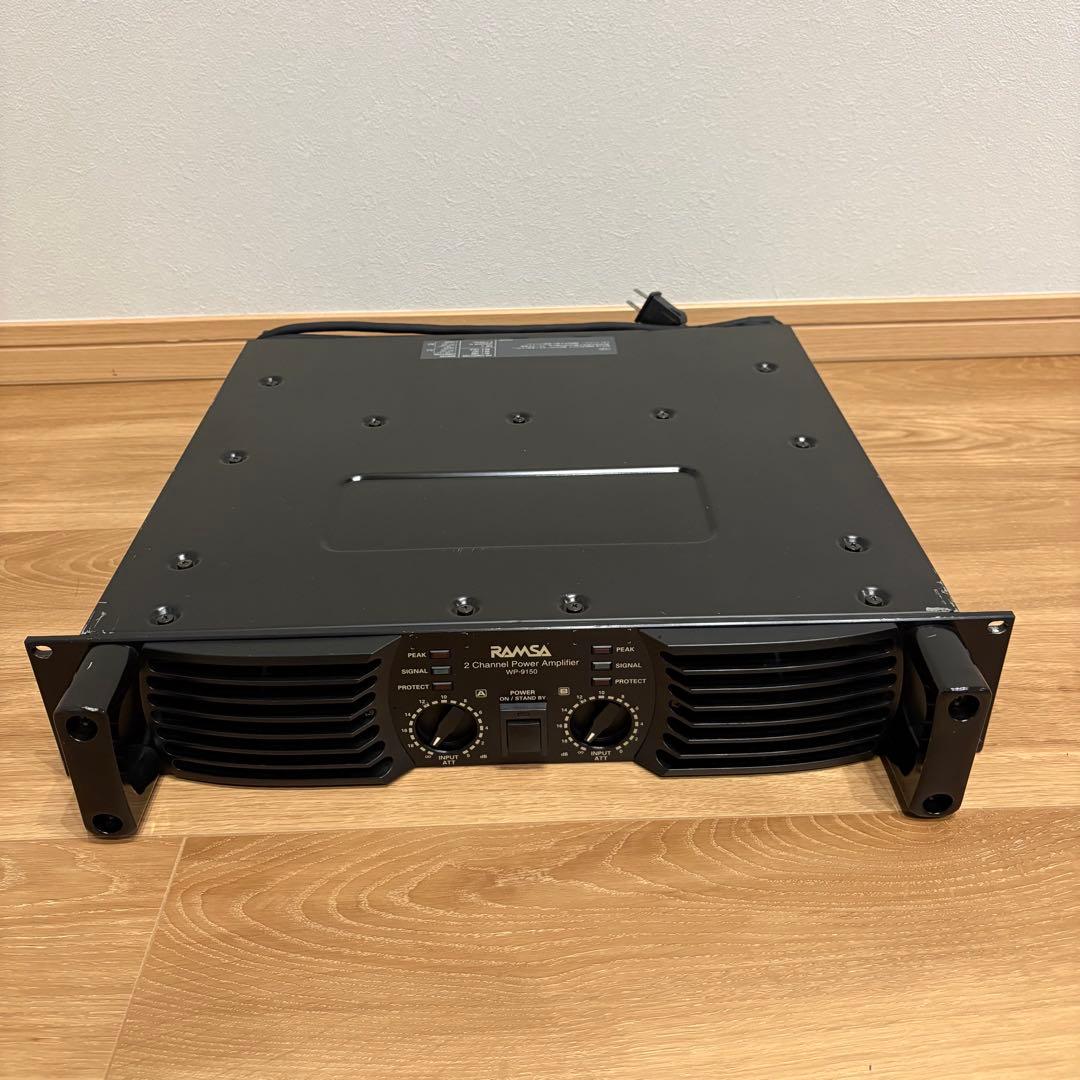 動作品　Panasonic RAMSA WP-9150 パワーアンプ