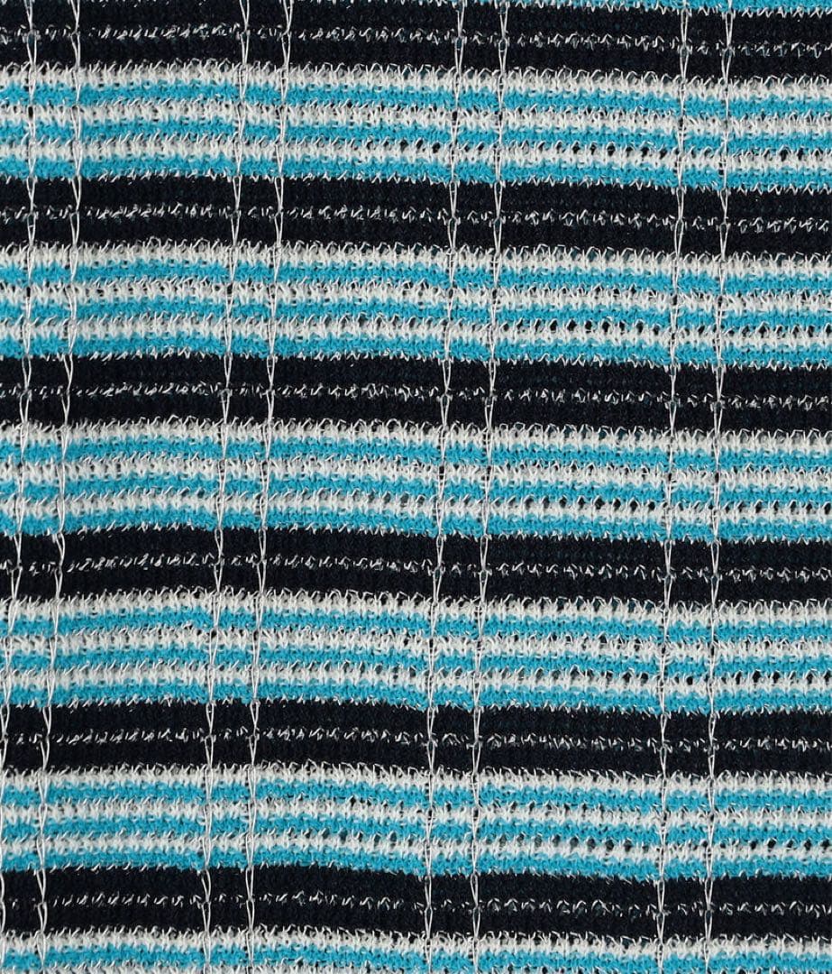 MACPHEE コットンナイロンラメチェック ポロプルオーバー