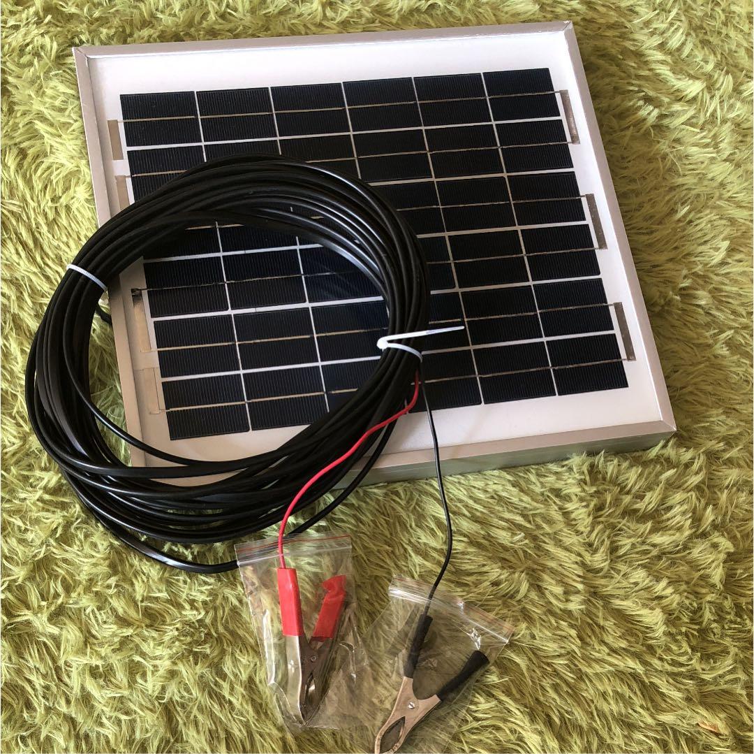 ソーラーパネル&8mケーブル 未使用