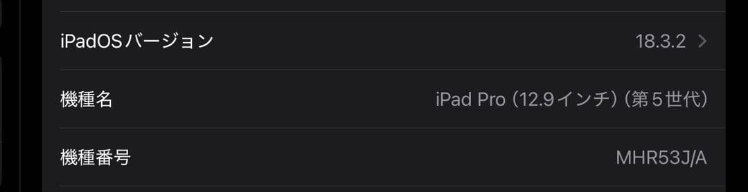 iPad Pro 12.9 第5世代 シルバー 128GB M1チップ