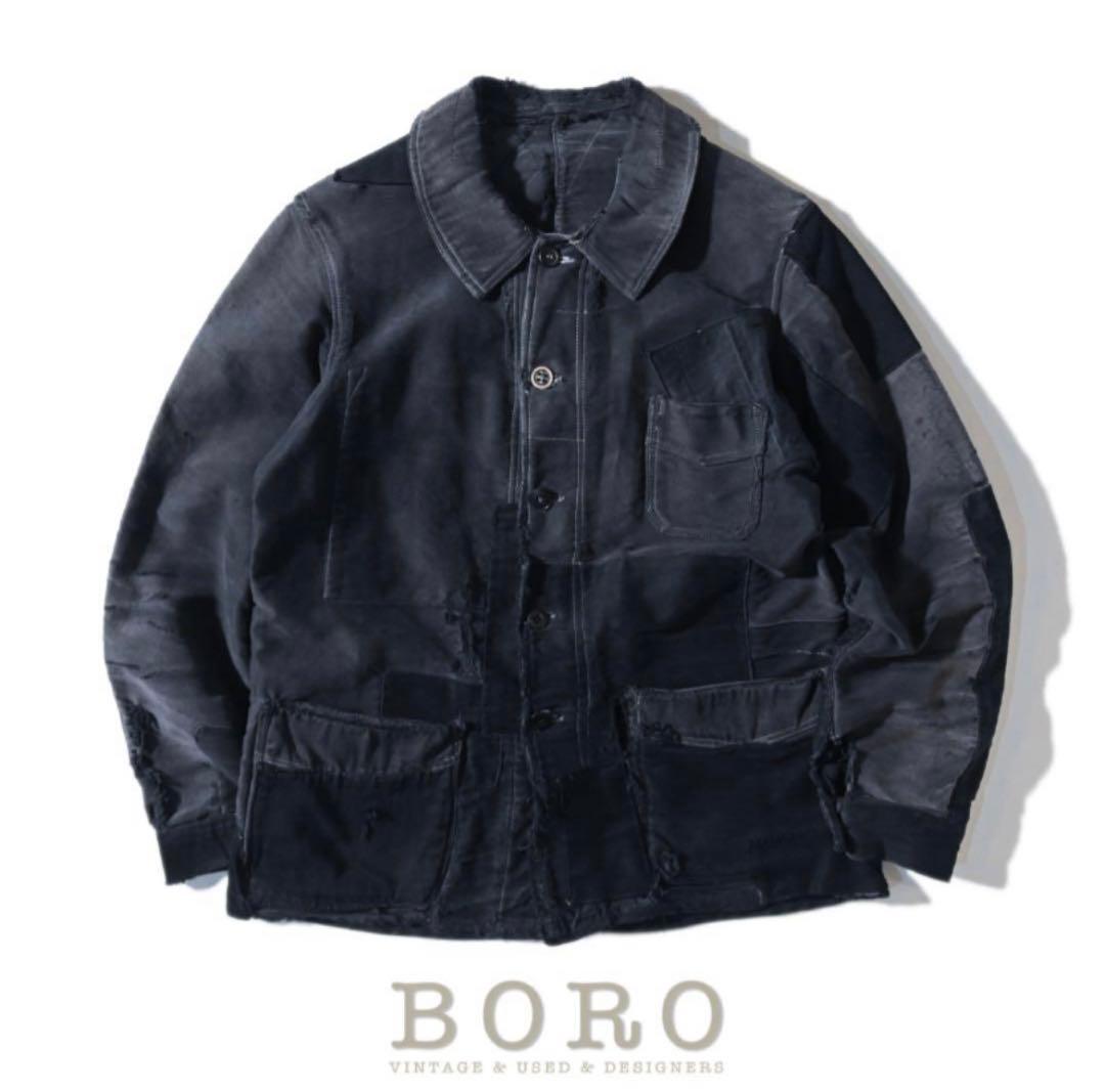 ザ*ザ様 30s LE MONT ST MICHEL ブラックモールスキンジャケ