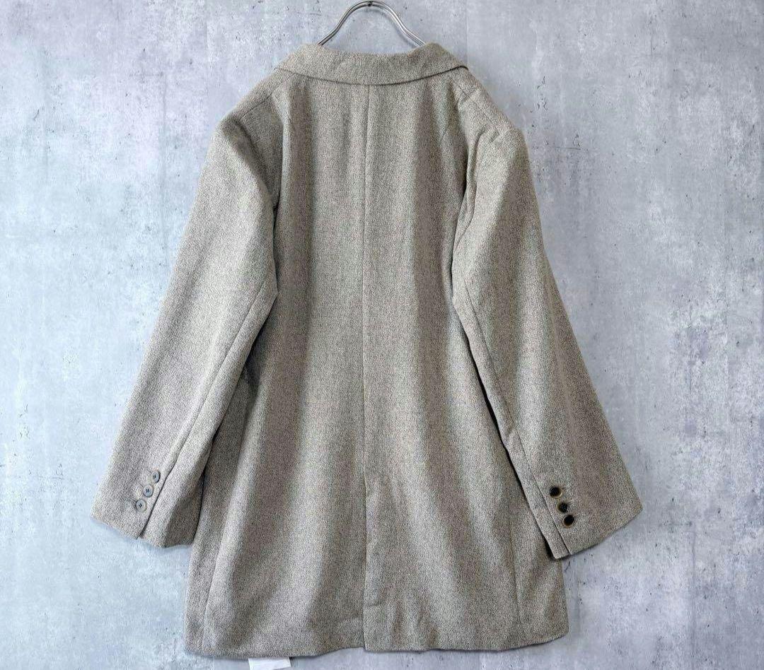 エトレトウキョウ ピークドラペルウールジャケット 秋冬 オーバーサイズ