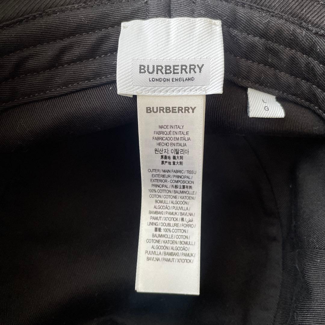 Burberry ロゴ刺繍バケットハット