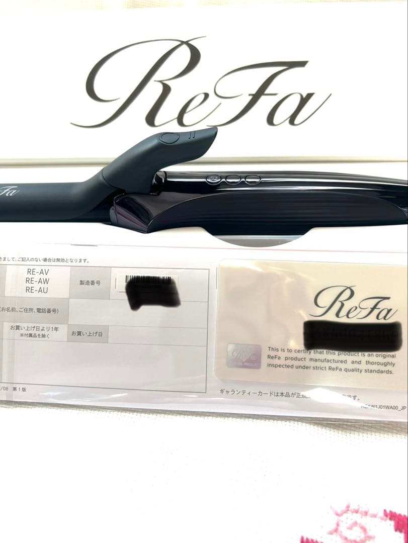 【超美品】Refa リファ ビューテック カール プロ　ブラック26