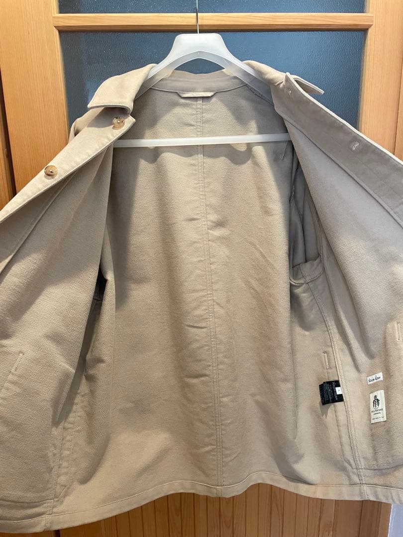 ベージュ カバーオール メンズジャケット