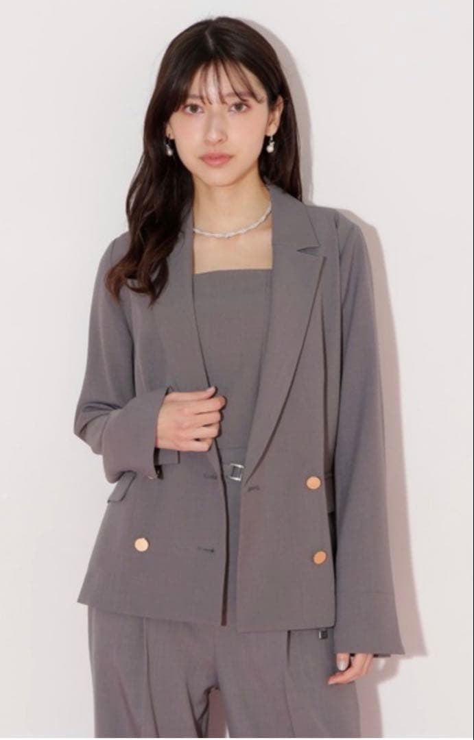 ダブルブレストテーラード　ジャケット
