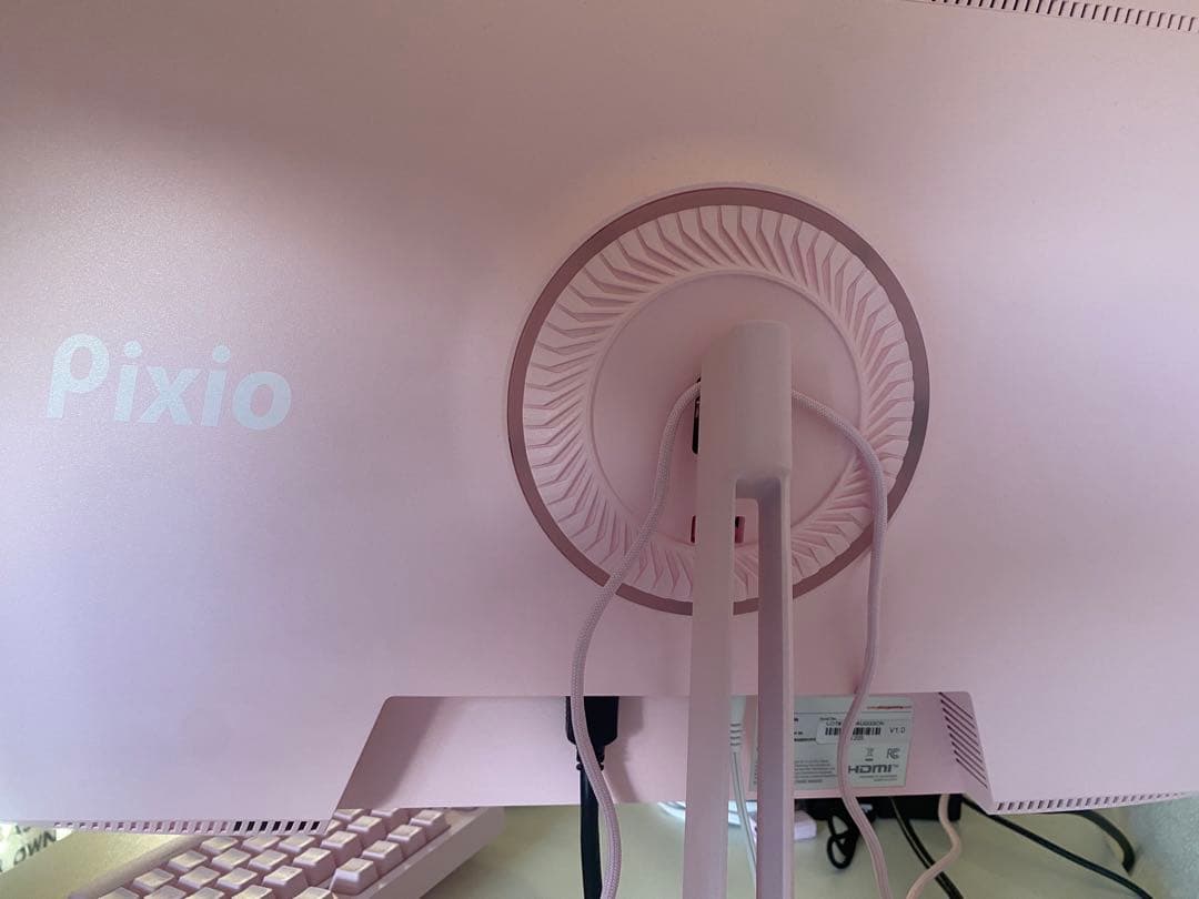 Pixio PX248 Wave Pastel Pink 23.8インチ FHD